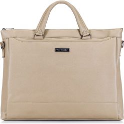 Torba na laptopa 88-3P-103-9. Brązowe torby na laptopa Wittchen, bez wzorów, duże, bez dodatków. Za 129.90 zł.