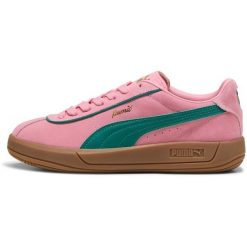 Buty sportowe Puma Club Klassika Sd. Czerwone obuwie sportowe Puma, z zamszu, bez zapięcia. Za 254.99 zł.