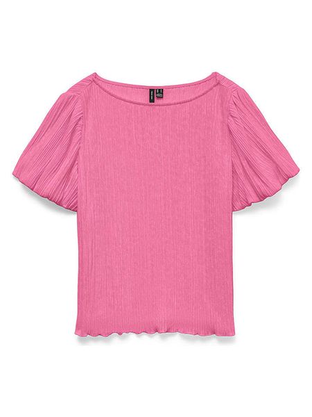 Vero Moda Bluzka w kolorze różowym rozmiar: XS. Różowe bluzki Vero Moda, xs, bez wzorów, bez kołnierzyka, bez ramiączek. Za 109.95 zł.