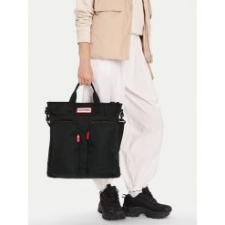 Plecak podróżny Hunter. Czarne plecaki Hunter, bez wzorów. Za 219.99 zł.