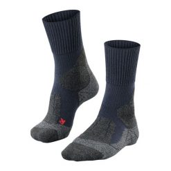 Skarpetki damskie Falke TK1. Niebieskie skarpety Falke, bez wzorów, z elastanu. Za 161.50 zł.