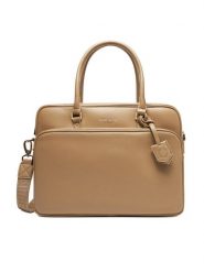 Nine West Torba na laptopa CEO-EMMA-LA482-2847 Beżowy. Brązowe torby na laptopa Nine West, bez wzorów, z materiału, bez dodatków. Za 249.99 zł.