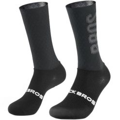 Skarpetki rowerowe dla dorosłych kompresyjne Rockbros RB9006 aero. Czarne skarpety ROCKBROS, bez wzorów. Za 69.00 zł.