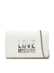 LOVE MOSCHINO Torebka JC4260PP0MKD0100 Biały. Białe torebki klasyczne Love Moschino, bez wzorów, ze skóry, bez dodatków. Za 409.99 zł.