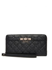Guess Duży Portfel Damski Idra Slg SWGG81 57146 Czarny. Czarne portfele Guess, z aplikacjami, ze skóry. Za 249.99 zł.