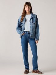 Levi's Dżinsy "724" - Slim fit - w kolorze niebieskim rozmiar: W29/L32. Niebieskie jeansy Levi's®, l, z aplikacjami, z podwyższonym stanem. Za 299.95 zł.