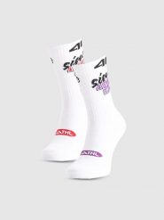 4F Skarpety casual za kostkę (2-pack) damskie - multikolor 35-38. Skarpety 4f, bez wzorów, z materiału. Za 49.99 zł.