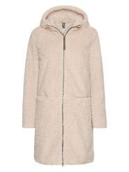 Camel Active Płaszcz pluszowy w kolorze beżowym rozmiar: 44. Brązowe płaszcze Camel Active, bez wzorów, bez kaptura. Za 404.99 zł.