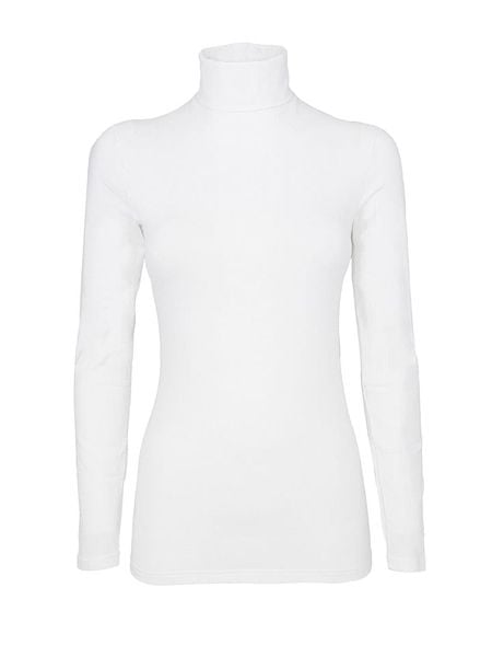 COTONELLA Koszulka w kolorze białym rozmiar: M. Białe bluzki COTONELLA, m, bez wzorów, bez kołnierzyka, bez ramiączek. Za 52.42 zł.