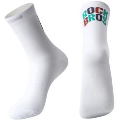 Skarpetki rowerowe kolarskie antybakteryjne Rockbros RB4900 unisex. Białe skarpety ROCKBROS, bez wzorów. Za 29.90 zł.