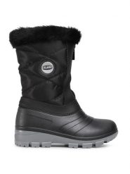 Olang Śniegowce Nancy Czarny. Czarne trapery i śniegowce Olang, z syntetyku. Za 299.99 zł.