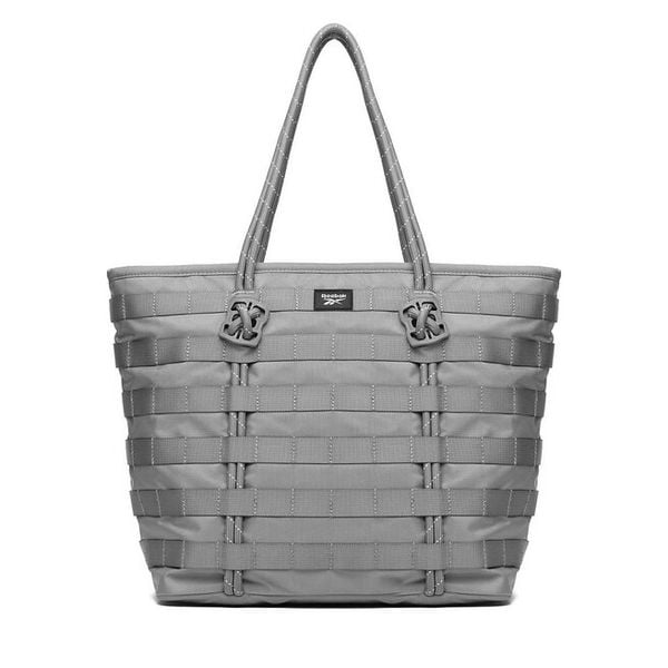 Torebka Reebok. Szare shopper Reebok, bez wzorów, bez dodatków. Za 149.99 zł.