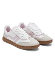 Inselhauptstadt Sneakersy w kolorze biało-jasnoróżowo-beżowym rozmiar: 40. Białe trampki Inselhauptstadt, bez wzorów, bez zapięcia. Za 57.45 zł.