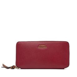 Portfel Tommy Hilfiger. Czerwone portfele TOMMY HILFIGER, bez wzorów. Za 329.99 zł.
