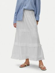 Vero Moda Spódnica maxi Sandy 10345282 Biały Regular Fit. Białe spódnice Vero Moda, xs, bez wzorów, z bawełny, maxi. Za 269.99 zł.