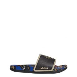 Klapki Adilette Komfort. Czarne klapki Adidas, bez wzorów, bez obcasa. Za 199.00 zł.