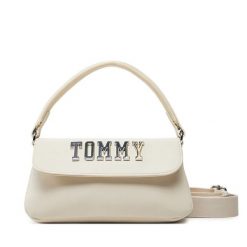 Torebka Tommy Jeans. Brązowe torebki klasyczne Tommy Jeans, bez wzorów, z jeansu, bez dodatków. Za 259.99 zł.
