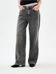 Jeansy baggy - szary. Szare jeansy Sinsay, bez wzorów. Za 69.99 zł.