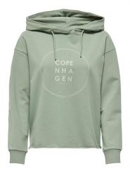 JDY Bluza w kolorze zielonym rozmiar: XS. Zielone bluzy JDY, xs, bez wzorów, z bawełny, z kapturem. Za 83.62 zł.