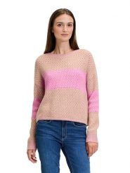 BETTY & CO Sweter w kolorze szarobrązowo-jasnoróżowym rozmiar: 40. Brązowe swetry Betty & Co, bez wzorów, z wełny, bez ramiączek. Za 105.14 zł.