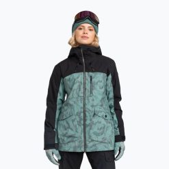 Kurtka snowboardowa damska ROXY Stated. Zielone kurtki narciarskie Roxy, s, bez wzorów, z materiału, bez kaptura, snowboardowy, primaloft. Za 1,356.50 zł.