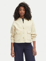 Tommy Hilfiger Bluza WW0WW48730 Beżowy jasny Relaxed Fit. Brązowe bluzy TOMMY HILFIGER, xl, bez wzorów, z bawełny, bez kaptura. Za 699.99 zł.