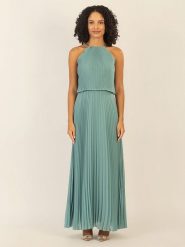 APART Sukienka w kolorze zielonym rozmiar: 34. Zielone sukienki Apart, z aplikacjami, bez kołnierzyka, bez ramiączek, maxi. Za 260.99 zł.