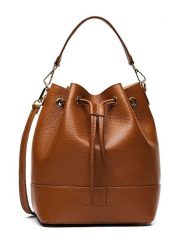 CXL by Christian Lacroix Skórzana torebka "Elysé" w kolorze brązowym - 16 x 28 x 15 cm rozmiar: onesize. Brązowe torby na ramię CXL by Christian Lacroix, bez wzorów, z materiału, na ramię, bez dodatków. Za 347.99 zł.