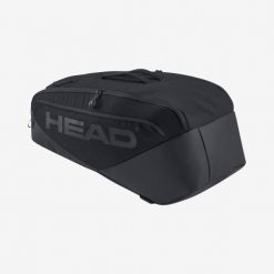 Torba na rakiety tenisowe Head Pro X. Czarne torby na ramię Head, bez wzorów, z materiału, eleganckie, na ramię, bez dodatków. Za 509.99 zł.