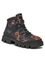 Desigual Trapery 23WSTY05 Czarny. Czarne trapery i śniegowce Desigual, ze skóry. Za 889.99 zł.