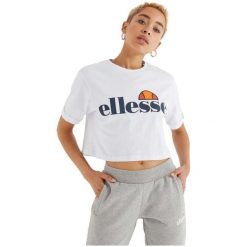 Koszulka damska Ellesse Alberta. Białe bluzki Ellesse, m, bez wzorów, sportowe, bez kołnierzyka, bez ramiączek. Za 77.99 zł.