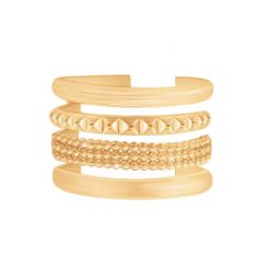 Pierścionek Etno pozłacany. Żółte pierścionki Lilou, pozłacane. Za 259.00 zł.