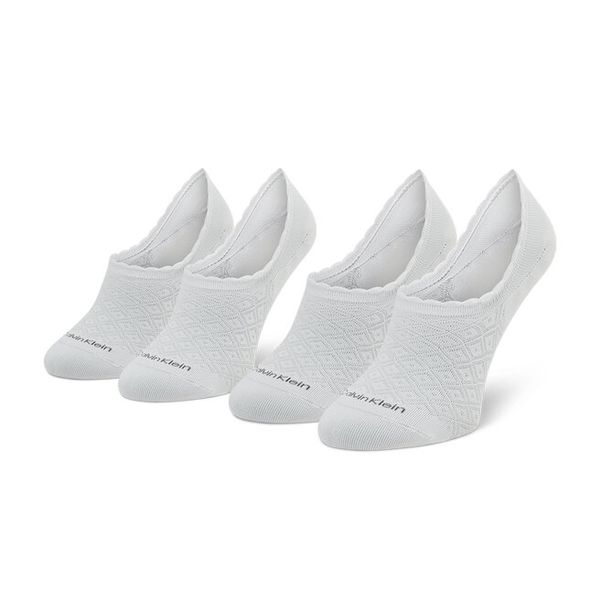 Stopki Calvin Klein. Białe skarpety Calvin Klein, bez wzorów. Za 59.99 zł.
