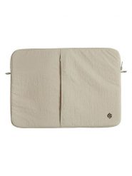 MOSS COPENHAGEN Etui w kolorze beżowym na laptopa - 38 x 27 x 2 cm rozmiar: onesize. Brązowe torby na laptopa Moss Copenhagen, bez wzorów, z materiału. Za 95.95 zł.
