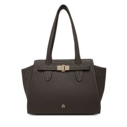 Torebka Aigner. Brązowe torebki klasyczne Aigner, bez wzorów, bez dodatków. Za 3,719.00 zł.