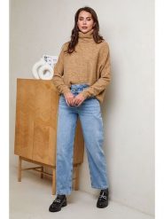 Soft Cashmere Golf w kolorze jasnobrązowym rozmiar: 34/36. Brązowe golfy Soft Cashmere, bez wzorów, z kaszmiru, bez ramiączek. Za 104.99 zł.