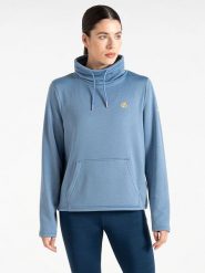 Dare 2b Bluza polarowa "Lexan" w kolorze błękitnym rozmiar: 32. Niebieskie bluzy Dare 2b, bez wzorów, z polaru, z kapturem. Za 65.45 zł.