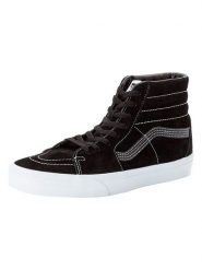 Vans Skórzane sneakersy "SK8 Hi" w kolorze czarnym rozmiar: 42,5. Czarne trampki Vans, bez wzorów, za kostkę, bez zapięcia. Za 272.31 zł.