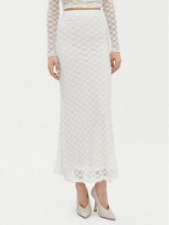 BARDOT Spódnica maxi 59740SB Biały Regular Fit. Białe spódnice Bardot, bez wzorów, z syntetyku, maxi. Za 229.99 zł.