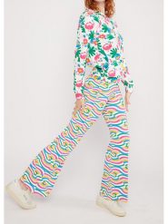 Blutsgeschwister Bluza "Crossed Racketshappy" w kolorze białym ze wzorem rozmiar: M. Białe bluzy Blutsgeschwister, m, bez wzorów, z bawełny, bez kaptura. Za 131.74 zł.