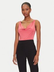 Marciano Guess Top 5GGP07 6259A Koralowy Regular Fit. Pomarańczowe topy Marciano Guess, s, z aplikacjami, z syntetyku, bez kołnierzyka, bez ramiączek. Za 259.99 zł.