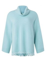 Maerz Muenchen Wełniany golf w kolorze błękitnym rozmiar: 44. Niebieskie golfy Maerz Muenchen, bez wzorów, z wełny, bez ramiączek. Za 314.95 zł.