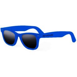 Okulary przeciwsłoneczne Givova Royal Blue. Fioletowe okulary przeciwsłoneczne Givova, bez wzorów, z materiału, sportowe. Za 116.99 zł.