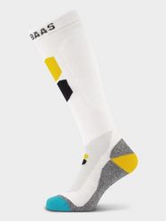 Skarpety narciarskie unisex Poederbaas Technical Bamboo Freeride 1 para. Białe skarpety POEDERBAAS, bez wzorów, z materiału. Za 156.02 zł.
