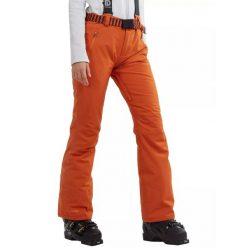 Spodnie narciarskie damskie Morta Pants. Brązowe spodnie narciarskie FUNDANGO, xs, bez wzorów, narciarskie. Za 459.90 zł.