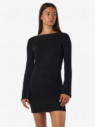 Noisy may Sukienka w kolorze srebrno-czarnym rozmiar: S. Czarne sukienki Noisy may, s, bez wzorów, bez kołnierzyka, bez ramiączek, mini. Za 88.02 zł.