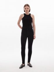 LTB Dżinsy "Amy" - Skinny fit - w kolorze czarnym rozmiar: W25/L28. Czarne jeansy LTB, l, z aplikacjami, z podwyższonym stanem. Za 70.41 zł.