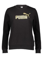 Puma Bluza "Essentials+" w kolorze czarnym rozmiar: S. Czarne bluzy Puma, s, bez wzorów, bez kaptura. Za 96.83 zł.