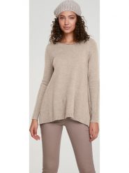 Heine Sweter w kolorze beżowym rozmiar: 40. Brązowe swetry Heine, bez wzorów, bez ramiączek. Za 56.99 zł.