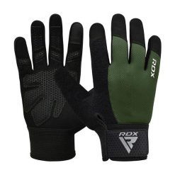 Rękawiczki RDX W1F Full Finger. Zielone rękawiczki RDX SPORTS, bez wzorów, sportowe. Za 83.99 zł.